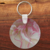 Porte-clés Porte - clé d'oeillets blanc et rose (Recto)