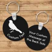 Porte-clés Porte - clé d'oiseaux canaires à pied