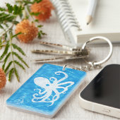 Porte-clés Porte - clé d'onde d'eau pour bébé Octopus (Devant droit)