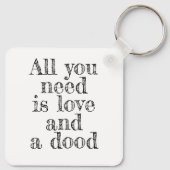 Porte-clés Porte - clé Doodle, Tout ce dont vous avez besoin  (Dos)