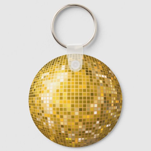 Porte-clés Porte - clé d'or Disco Ball (Recto)