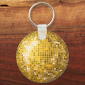 Porte-clés Porte - clé d'or Disco Ball (Recto)