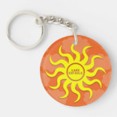 Porte-clés Porte - clé (double face) de cercle (Devant)