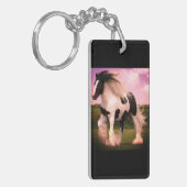 Porte-clés Porte - clé (double face) de cheval de rectangle (Devant gauche)
