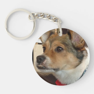 Porte-clés Porte - clé double face de chien mignon