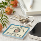 Porte-clés Porte - clé double face de Mancuso de gramme et de (Devant Droit)