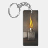 Porte-clés Porte - clé (double face) de rectangle (Devant gauche)