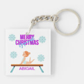 Porte-clés Porte - clé double face GYMNAST personnalisé. (Dos)