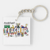 PORTE-CLÉS PORTE - CLÉ "DOUBLE L'AMOUR DE L'ASSISTANCE DE L'E (Dos)