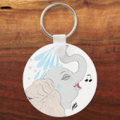 Porte-clés Porte - clé douche éléphant (Recto)