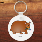 Porte-clés Porte - clé d'ours (Recto)