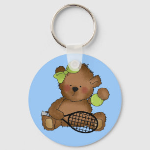 Porte-clés Porte - clé d'ours de tennis