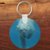 Porte-clés Porte - clé d'ours polaire de natation (Recto)