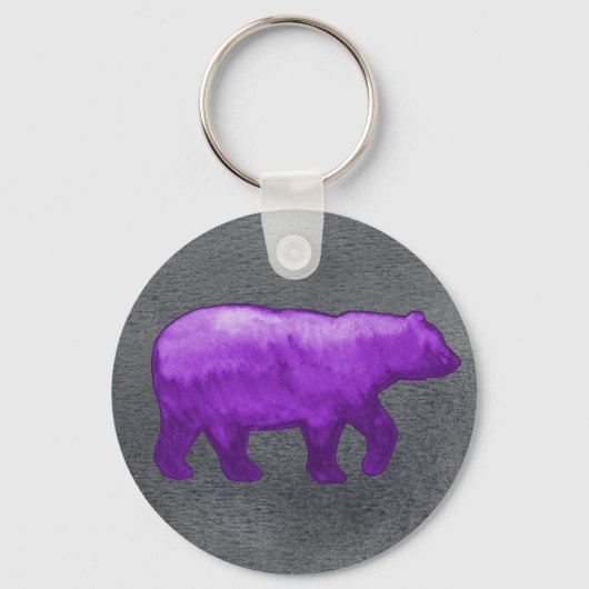 Porte-clés Porte - clé d'ours pourpre (Recto)