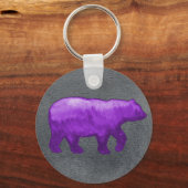 Porte-clés Porte - clé d'ours pourpre (Recto)