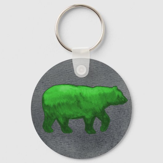Porte-clés Porte - clé d'ours vert (Recto)
