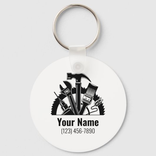 Porte-clés Porte - clé d'outils handyman personnalisables (Recto)