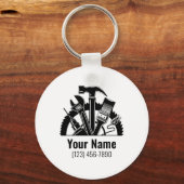 Porte-clés Porte - clé d'outils handyman personnalisables (Recto)