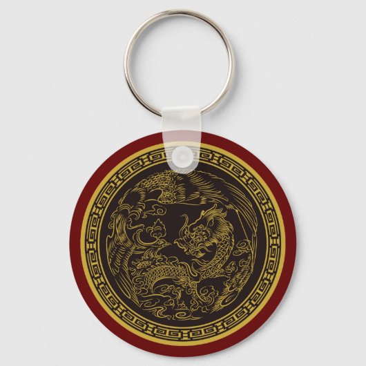 Porte-clés Porte - clé Dragon Chinois très amusant (Recto)
