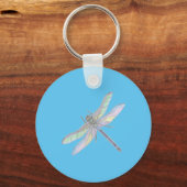 Porte-clés PORTE - CLÉ DRAGONFLY (bleu) (Recto)