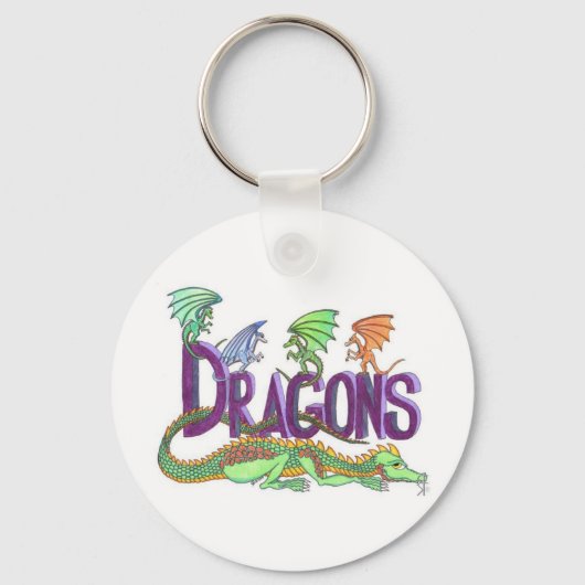 Porte-clés Porte - clé Dragons (Recto)