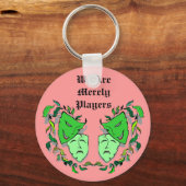 Porte-clés PORTE - CLÉ DRAMA Masques scène Acteur actrice REI (Recto)