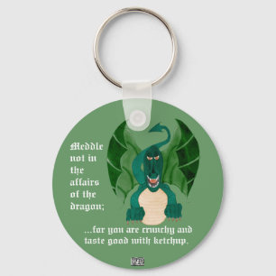 Porte-clés Porte - clé drôle de dragon