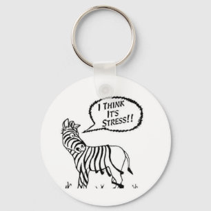 Porte-clés Porte - clé drôle de zèbre