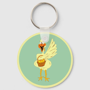 Porte-clés Porte - clé drôle d'oie de Pâques