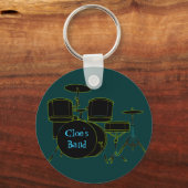 Porte-clés Porte - clé Drumset personnalisé (Recto)