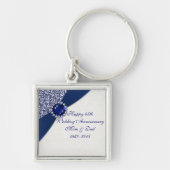 Porte-clés porte - clé du 45e anniversaire du Mariage (Devant)