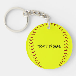 Porte-clés Porte - clé du base-ball de Fastpitch