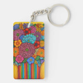 Porte-clés Porte - clé du bouquet de fête (Dos)