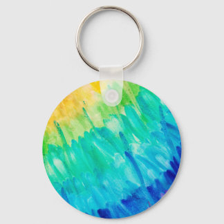 Porte-clés Porte - clé du bouton arc-en-ciel