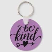 Porte-clés Porte - clé du bouton Be Kind (Recto)