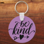 Porte-clés Porte - clé du bouton Be Kind (Recto)