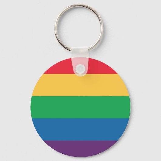 Porte-clés Porte - clé du bouton de la proue Arc en ciel (Recto)