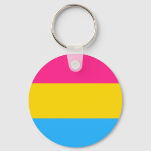 Porte-clés Porte - clé du bouton Drapeau transexuel