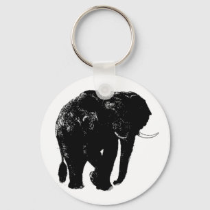 Porte-clés Porte - clé du bouton éléphant