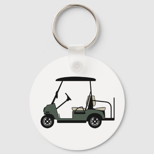 Porte-clés Porte - clé du bouton Golf Cart (Recto)