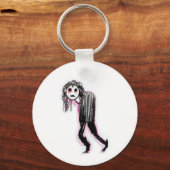 Porte-clés Porte - clé du bouton Goth (Recto)