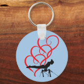 Porte-clés Porte - clé du bouton Gymnastique. (Recto)