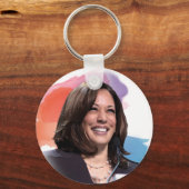 Porte-clés Porte - clé du bouton Kamala Harris (Recto)