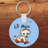 Porte-clés Porte - clé du bouton Lil Max (Recto)