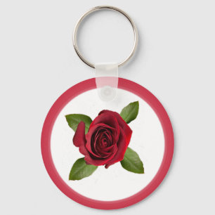 Porte-clés Porte - clé du bouton rose