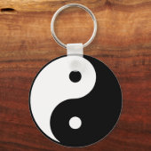 Porte-clés Porte - clé du bouton Yin Yang (Recto)