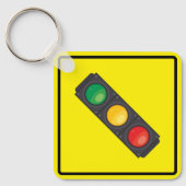 Porte-clés Porte - clé du Carré de signalisation métallique (Recto)