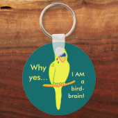 Porte-clés Porte - clé du cerveau d'oiseaux (Recto)