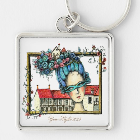 Porte-clés Porte - clé du chef-d'oeuvre Soiree (Devant)