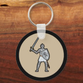 Porte-clés Porte - clé du Chevalier médiéval blindé (Recto)